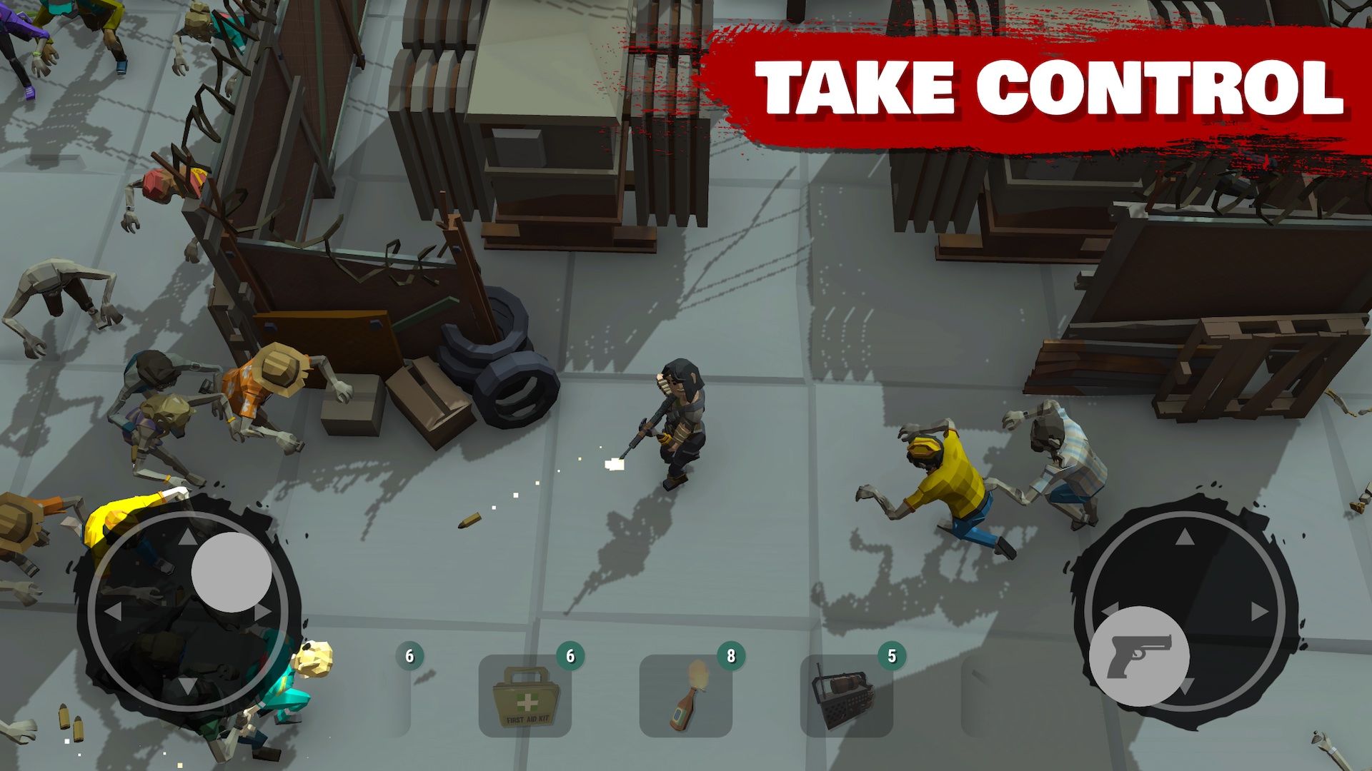Construction mode, placing structures around the base
